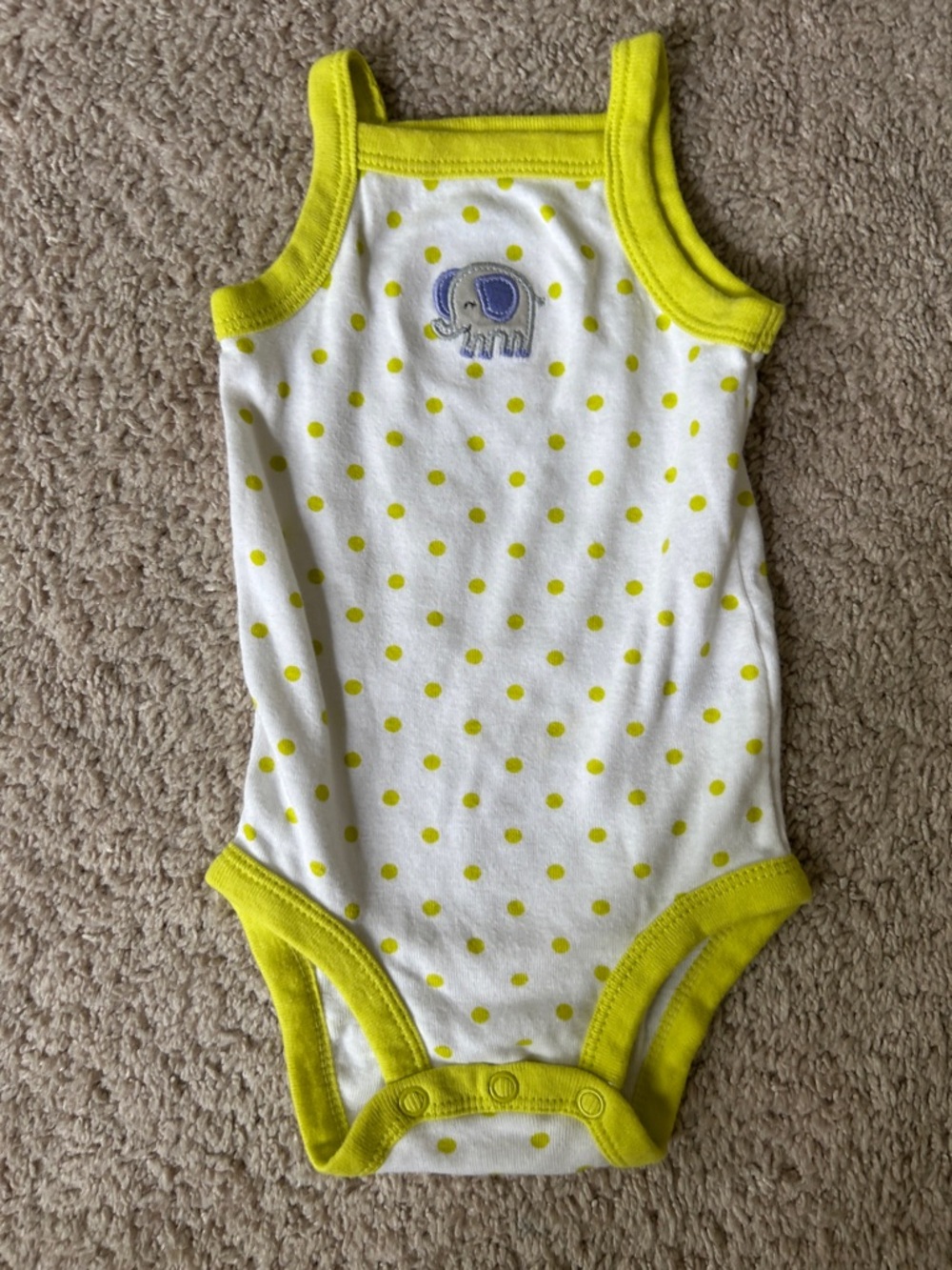 Carter’s Made with Love 3 month tank Onsie